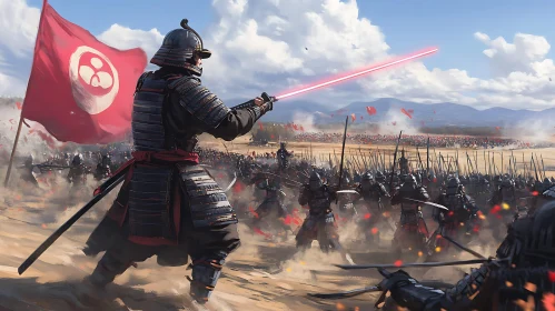 Feudal Future: Samurai Army Confrontation