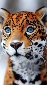 Majestic Leopard Close-Up