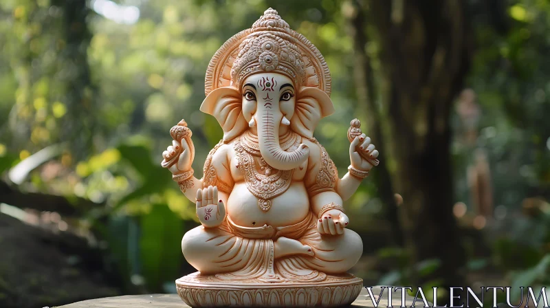 AI ART Hindu God Ganesha Statue