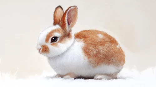 Charming Bunny Illustration