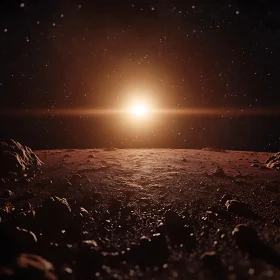 Cosmic Desert: A Vision of a Distant Planet