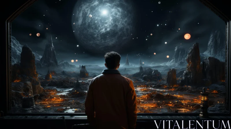 Otherworldly Landscape: A Captivating Glimpse into Epic Fantasy AI Image