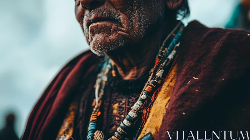 AI ART Cultural Portrait of an Elder Man