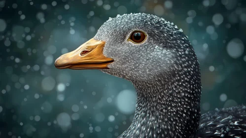 Detailed Bird Image in Artful Blur