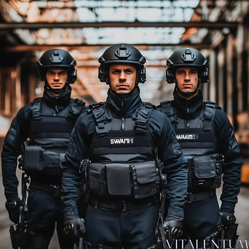 SWAT Unit: Ready for Action AI Image