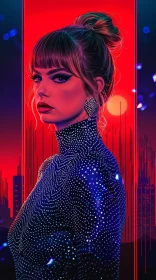 Taylor Swift in a Mesmerizing Pop Art Portrait