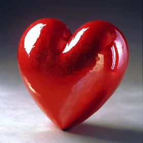 Glossy Heart Still Life