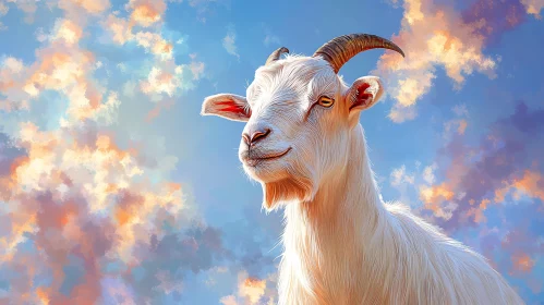 Expressive Goat Art