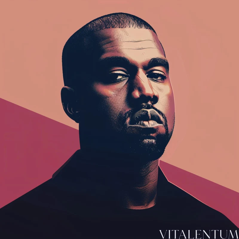 AI ART Kanye West in Pop Art