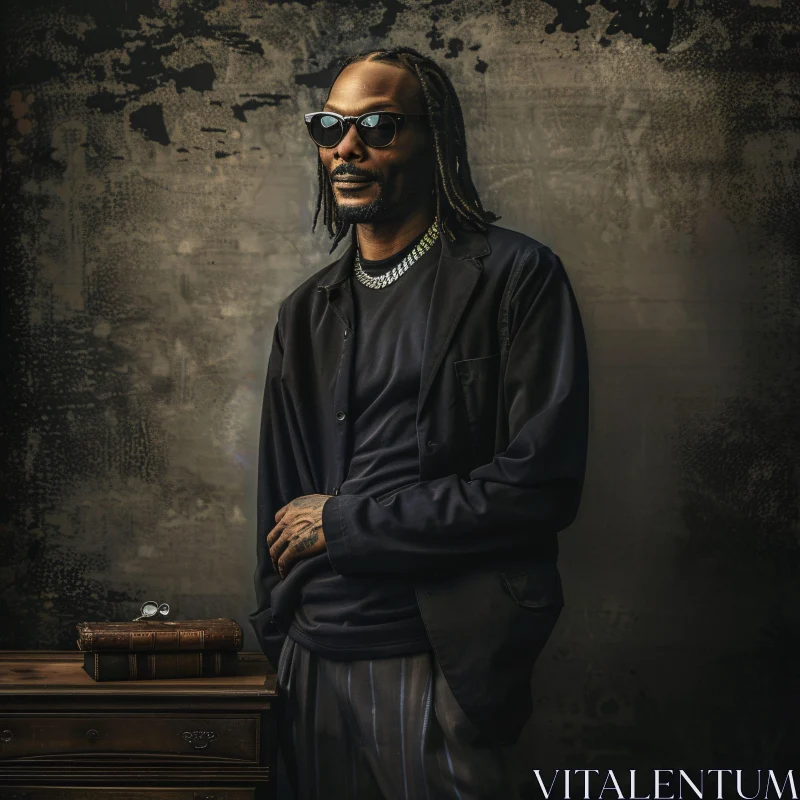 AI ART Stylish Portrait of Snoop Dogg