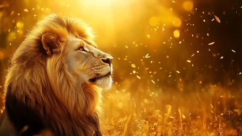 Lion in Sunlight