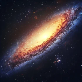 Swirling Galaxy of Stars and Light