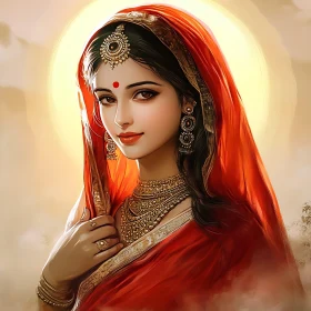 Portrait of a Woman with Jewelry