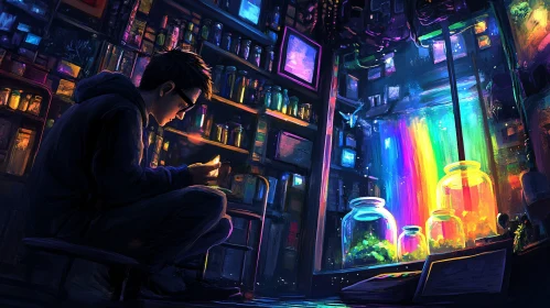 Illuminated Lab: Rainbow of Scientific Discovery