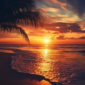 Tropical Beach Sunset