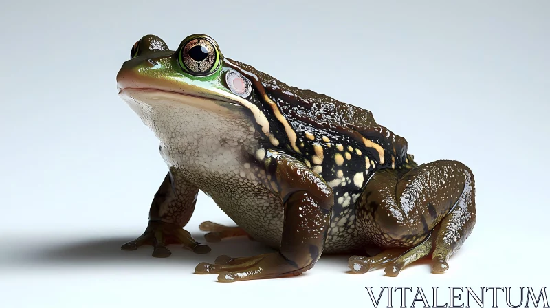 Detailed Frog Close-up AI Image