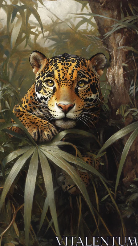 Jaguar in the Jungle AI Image