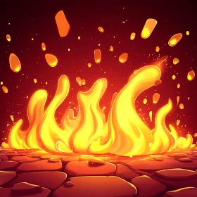 Fire and Glow in Digital Art