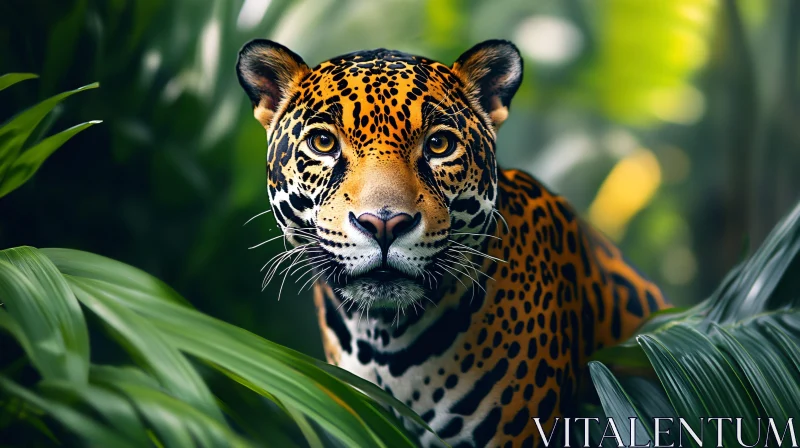 AI ART Wildlife Photography: Jungle Jaguar