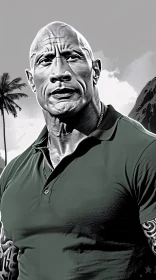 Dwayne Johnson in Nature