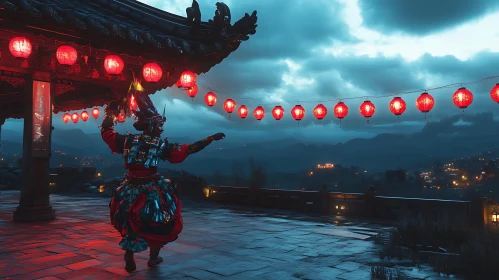 Traditional Dance at Night