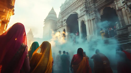 People at Temple