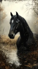 Ethereal Horse Portrait