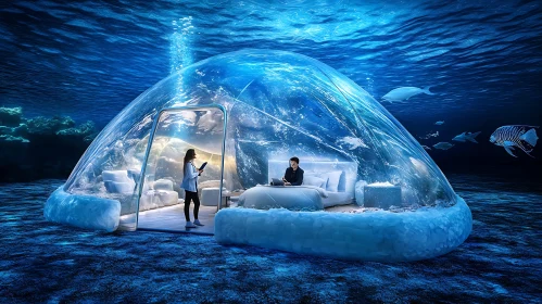 Futuristic Aquatic Living Space