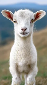 Charming Goat Portrait