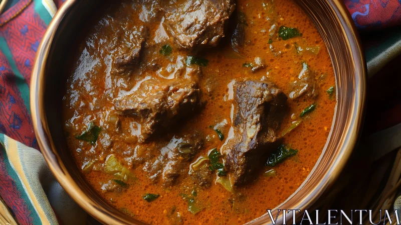 Hearty Beef Stew Ready to Eat AI Image