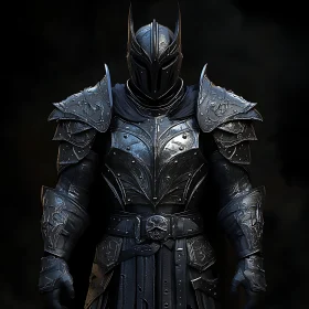 Mystic Black Knight in Full Armor