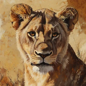 Painted Lioness