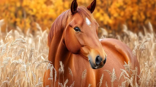 Horse in Autumn