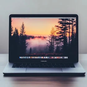 Nature-Themed Laptop Background