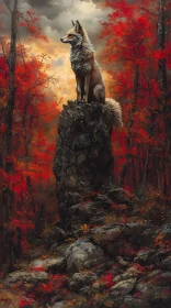 Wolf in Autumn