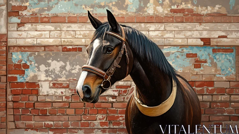 Equestrian Beauty by Weathered Bricks AI Image