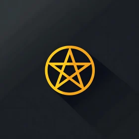 Enigmatic Pentagram Art