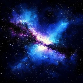 Nebula's Embrace: A Starry Sky