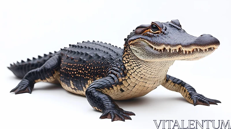 Alligator Realism and Texture AI Image