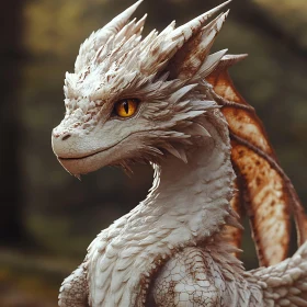 Dragon with Golden Eyes