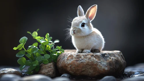 Charming Rabbit in a Natural Setting