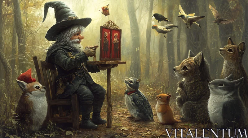 AI ART Whimsical Woodland Performance