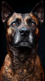 Canine Portrait in Rich Detail