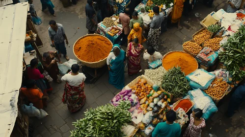 Marketplace Overhead View