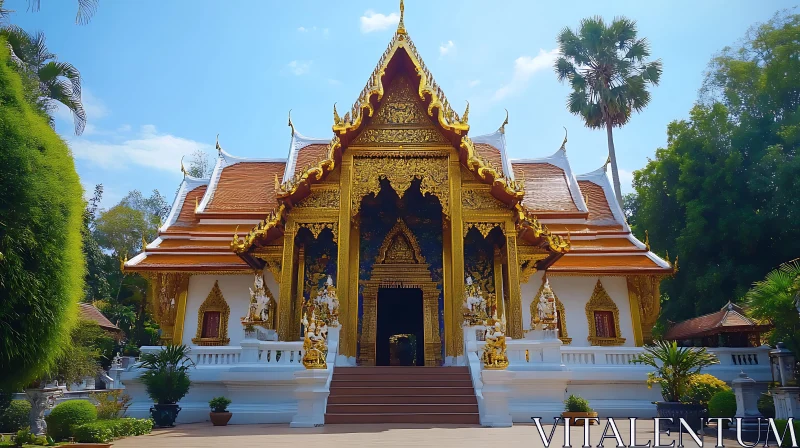 Thailand Temple Architecture AI Image