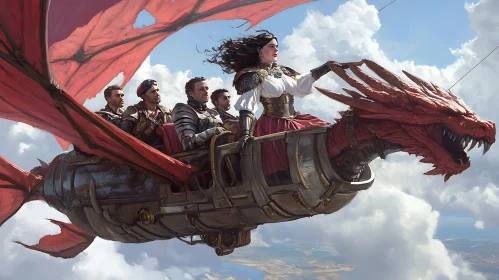 Fantasy Flight on Mechanical Dragon