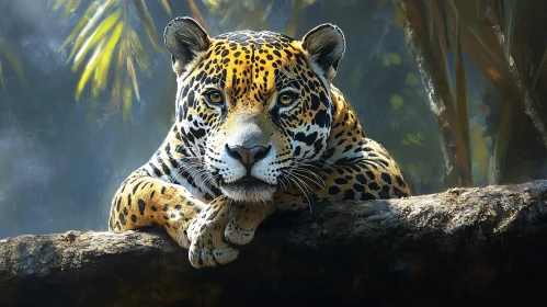Leopard in the Jungle