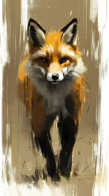 Artistic Fox Portrait