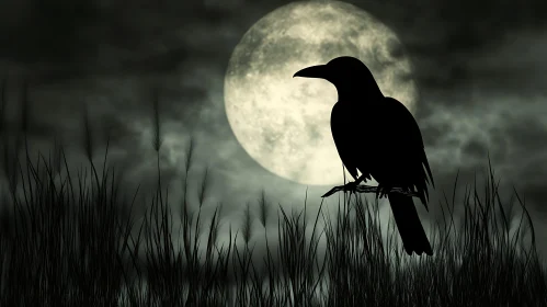 Night Watch: Crow Under the Moon