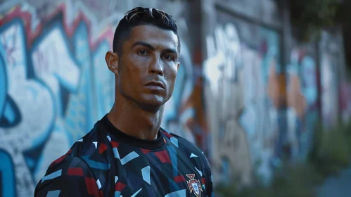 Cristiano Ronaldo Street Art Scene